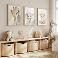 3pcs Jungle Animal Wall Art