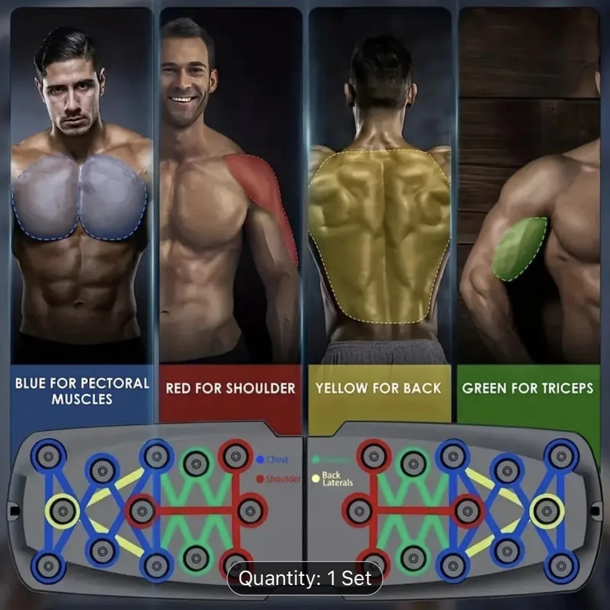 Solid Push Up Board for Workout