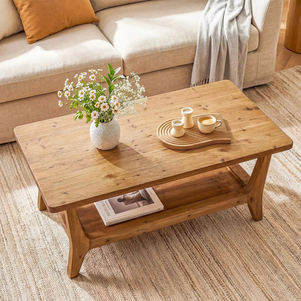 Solid Wood Coffee Table