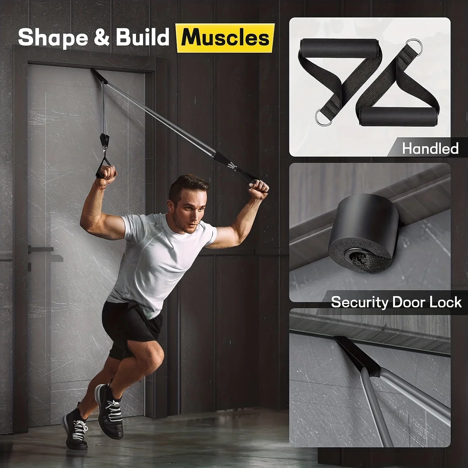 Exercise Bands W/Door Anchor