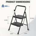 Folding 2 Step Ladder Stool