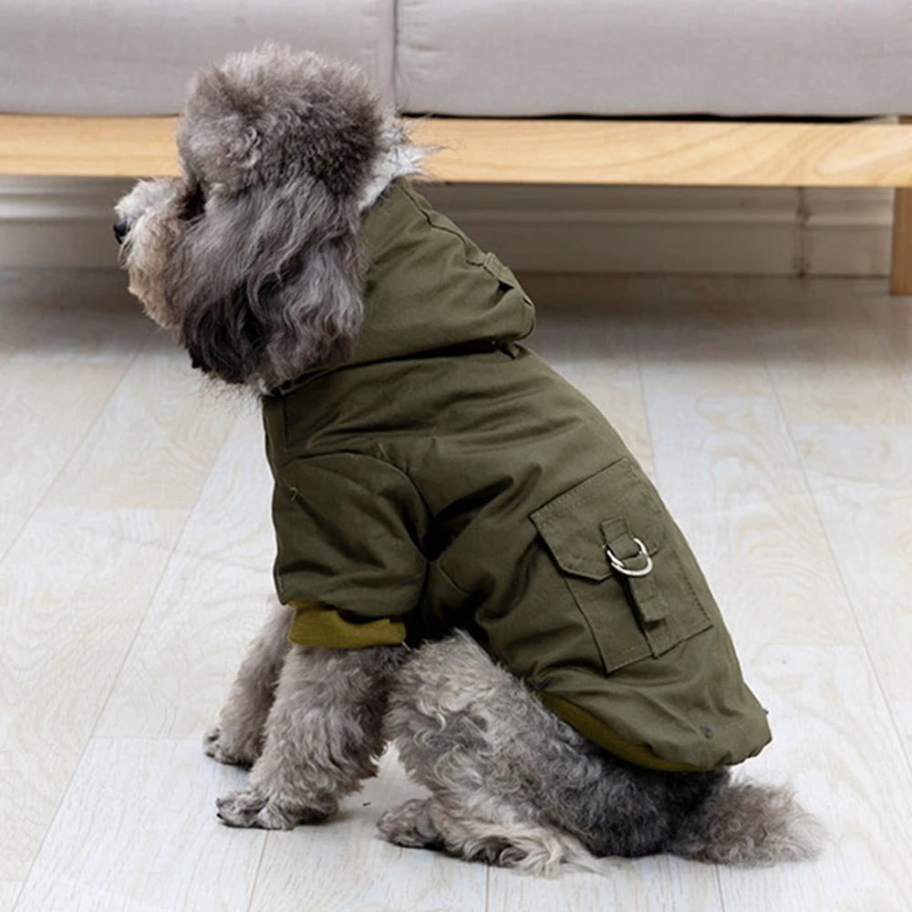 Pet Dog Jacket With Harness
