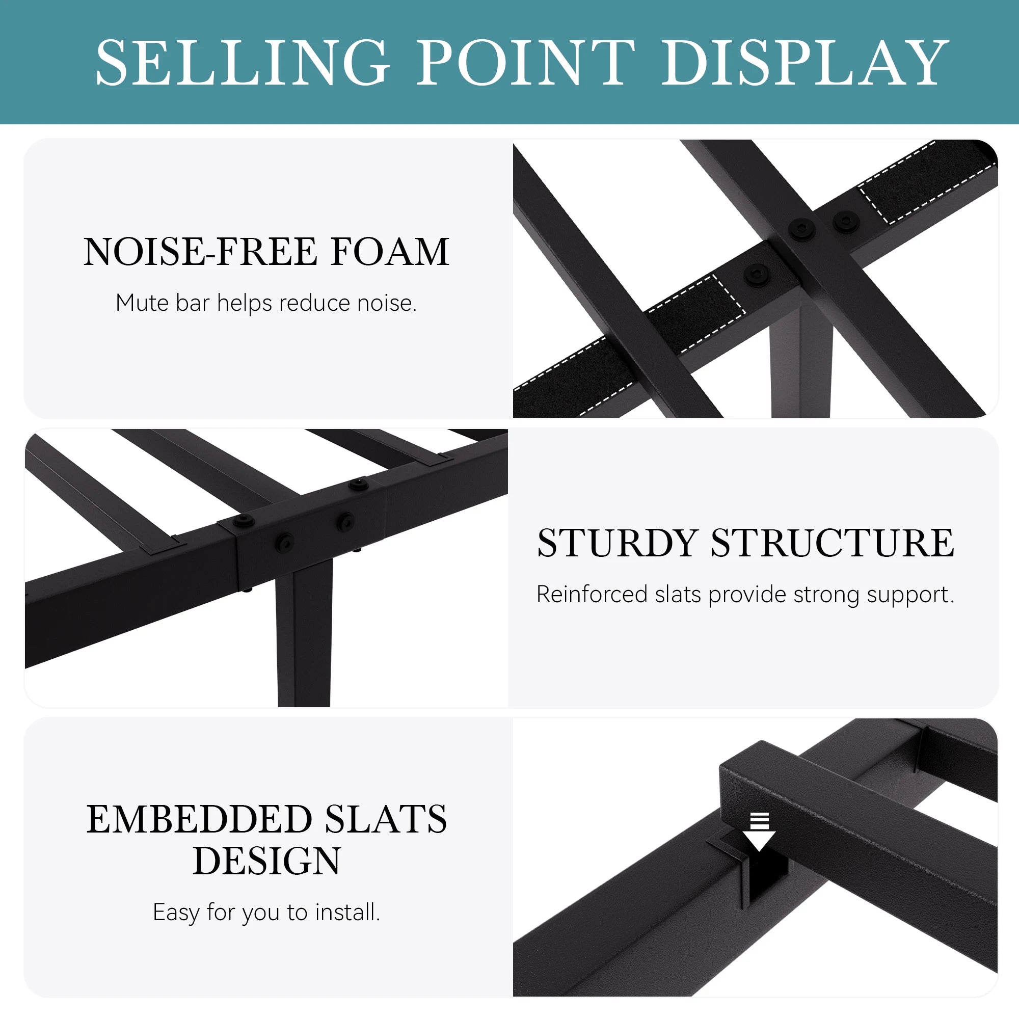 Metal Platform Bed Frame