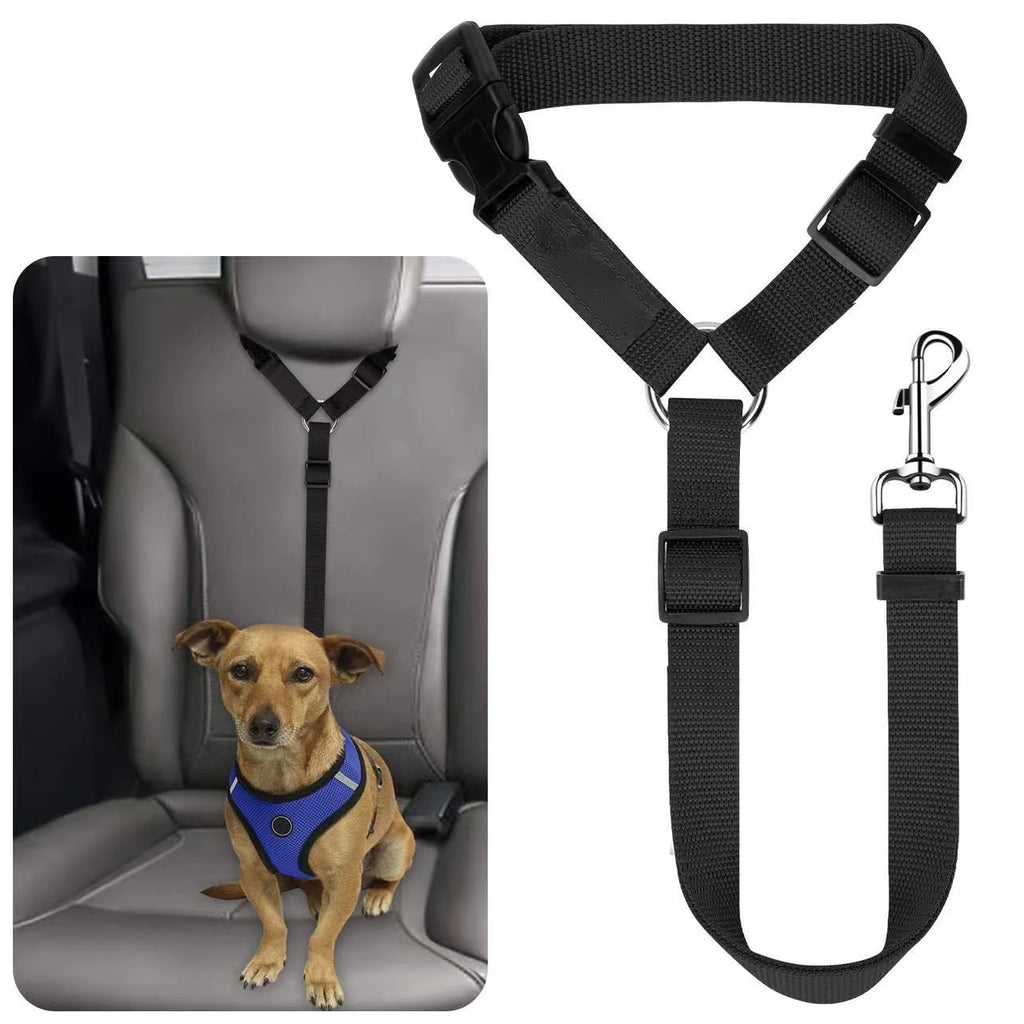 Color Two-in-one Pet Car Seat Belt