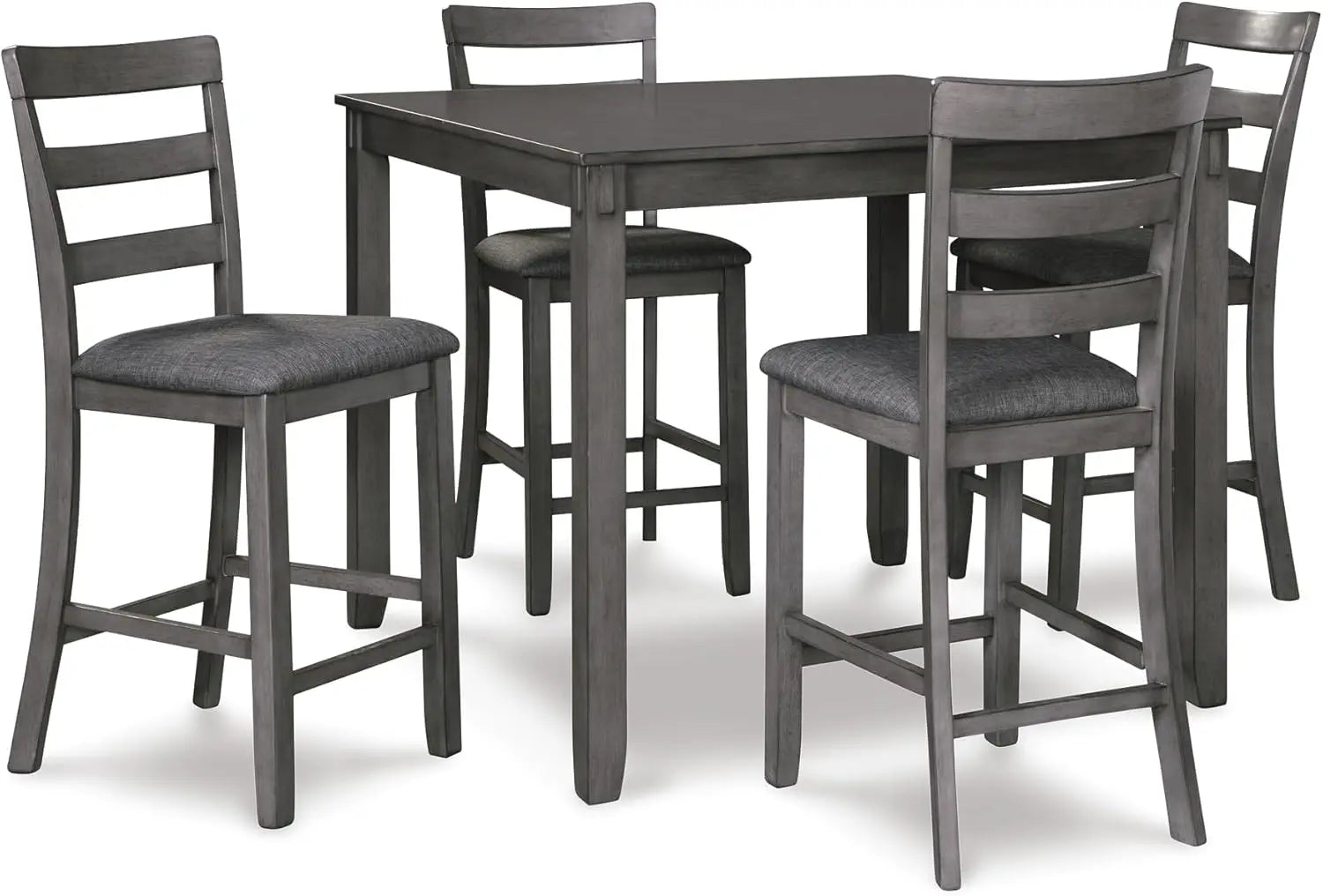 Gray Wood Dining Set w/table