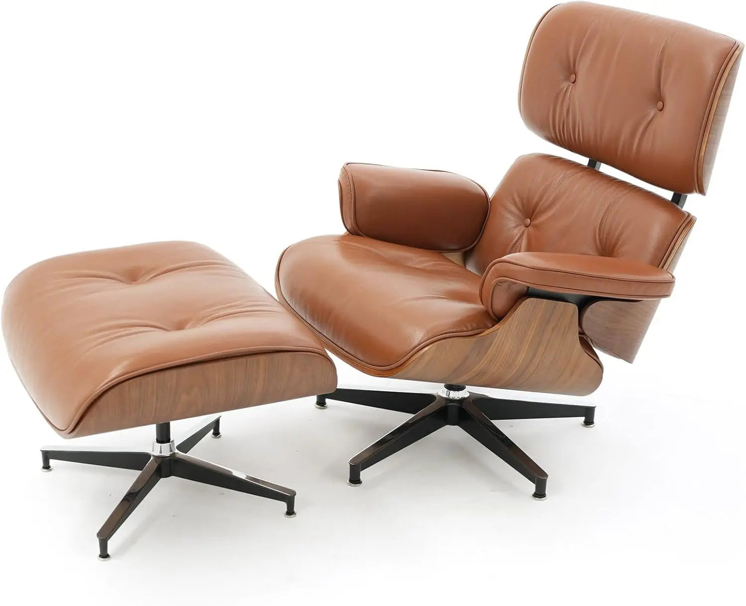 Chaise Lounge Chair with Ottoman