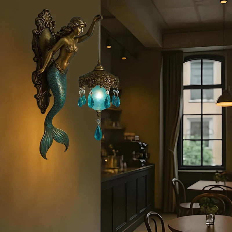 Enchanted Mermaid Wall Lamp