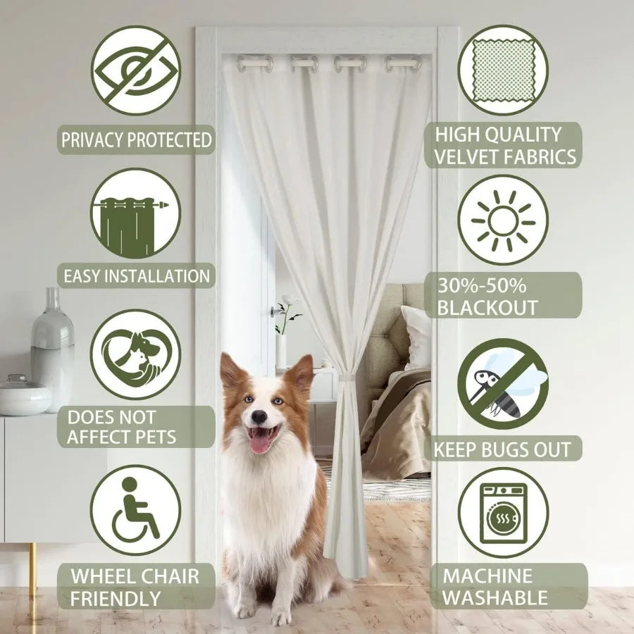 Moon Door Curtain for Doorway