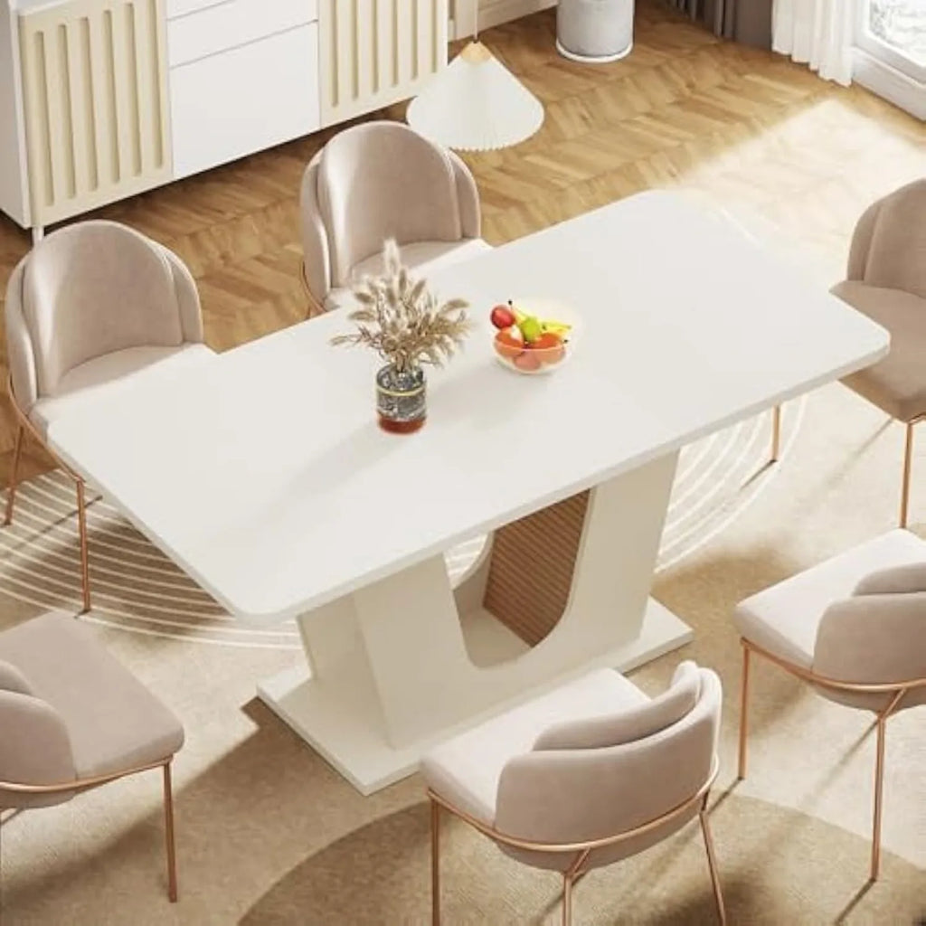 Dining Table  w/U-Shaped Base