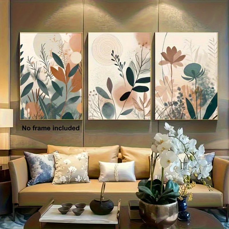 2D Bohemian Floral Wall Decor,