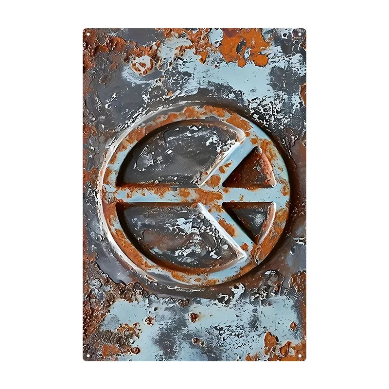 Watercolor Bird Retro Iron Painting