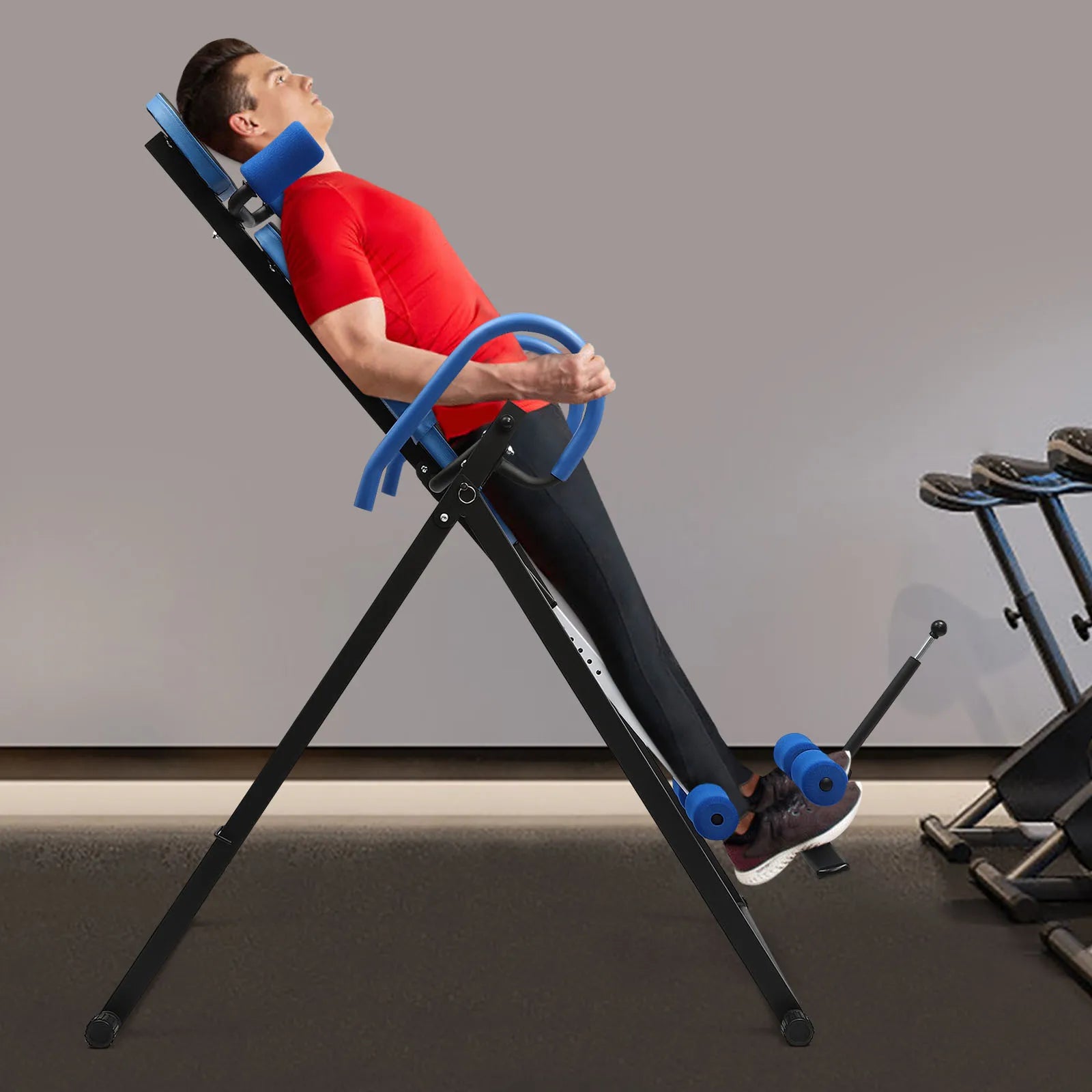 Inversion Table Blue/Black/Black/Red