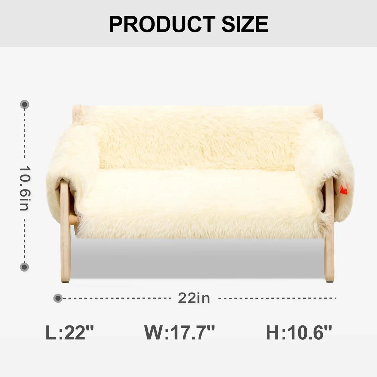 Wooden Pet Couch/Bed
