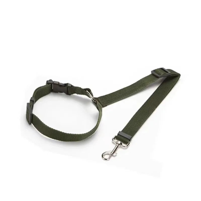 Color Two-in-one Pet Car Seat Belt