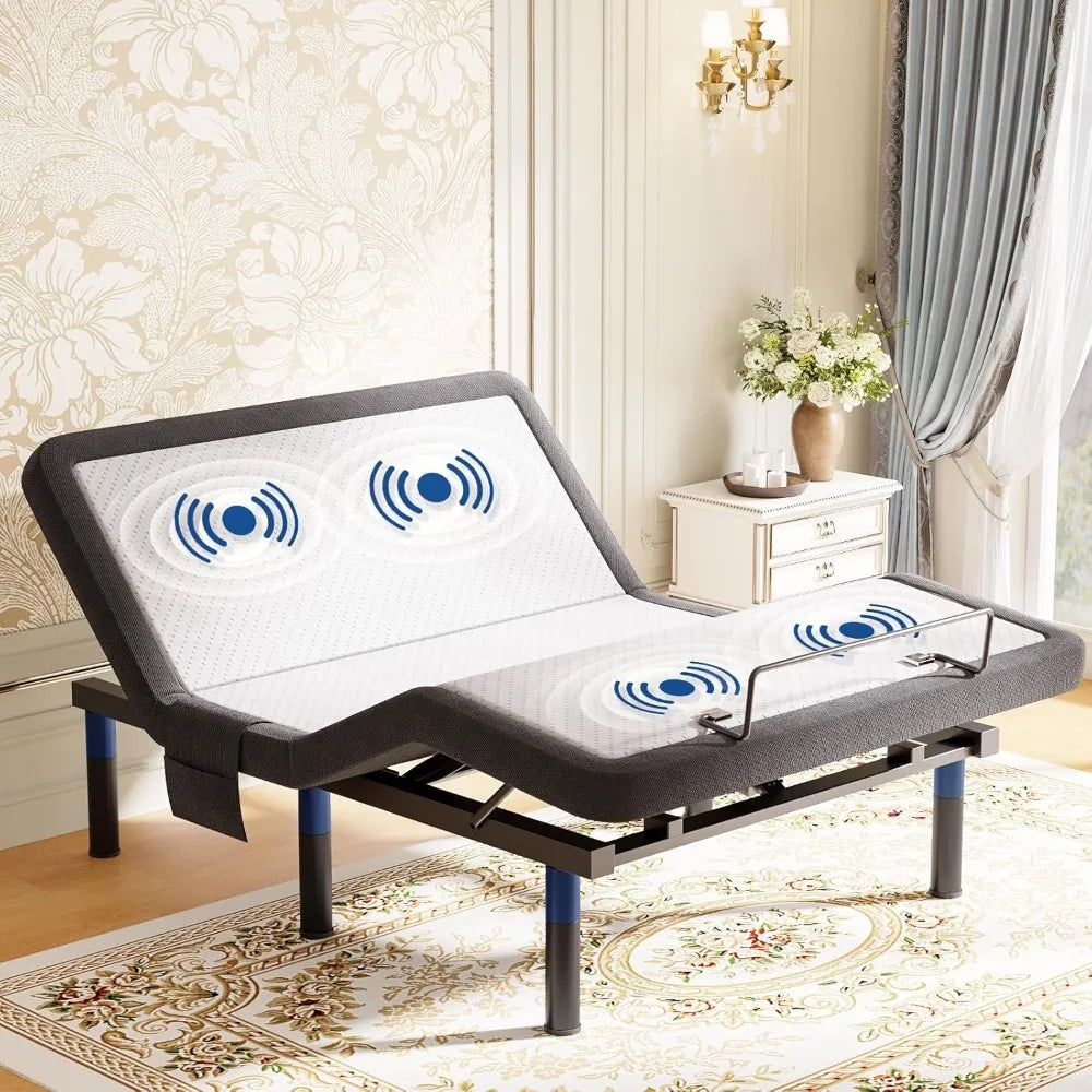 Adjustable Bed w/Massage w/4 USB