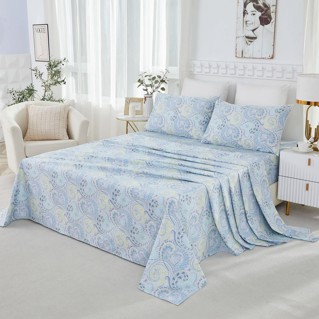 4pc Egyptian Cotton Fitted Sheet Set