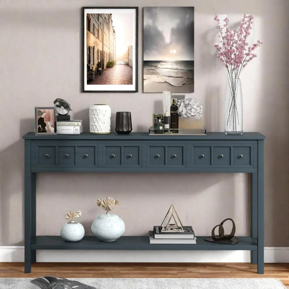 Entryway Table with Storage Drawers