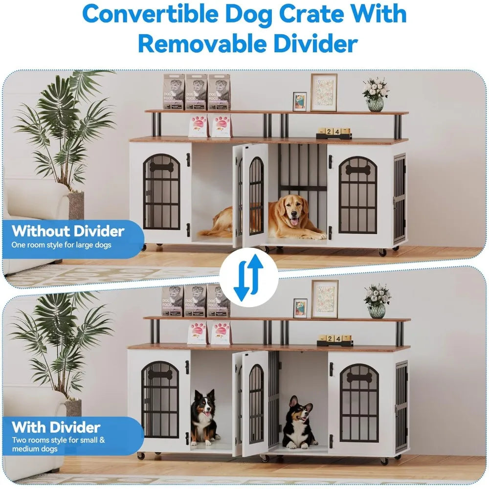 Indoor Wooden Dog Kennel