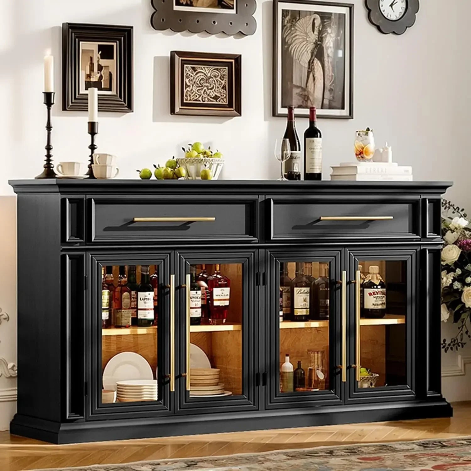 Sideboard Buffet Cabinet w/Storage