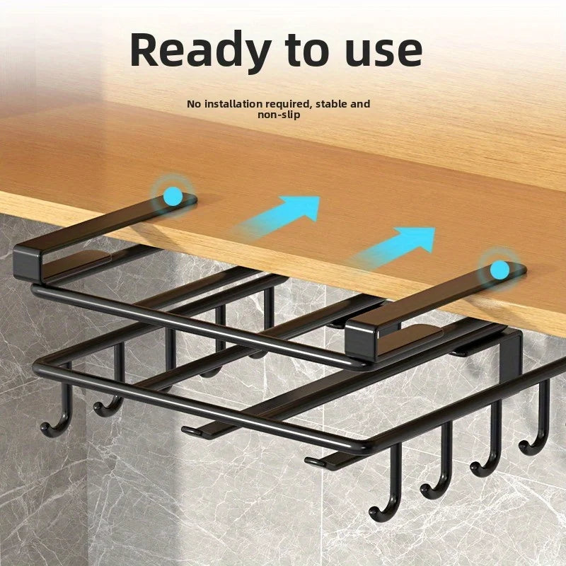 Organizer with Hooks for Pots/Pans
