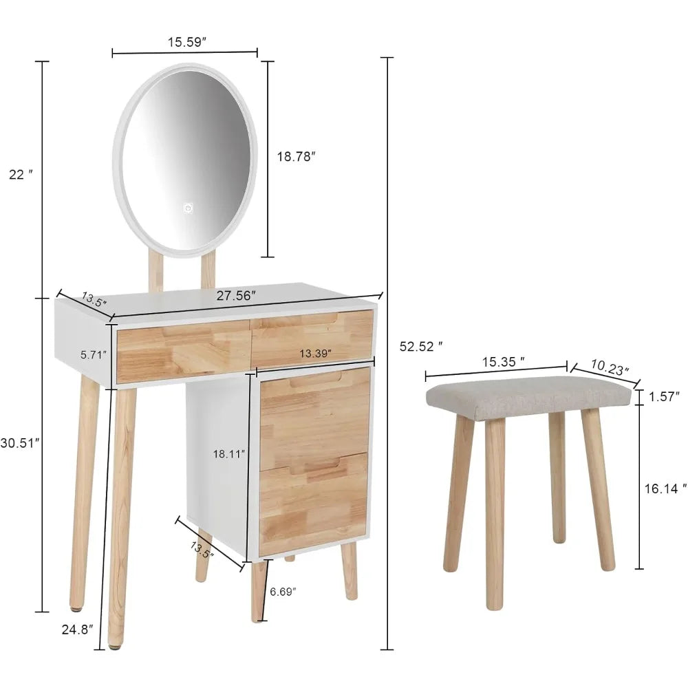 Makeup Vanity Desk with Lights