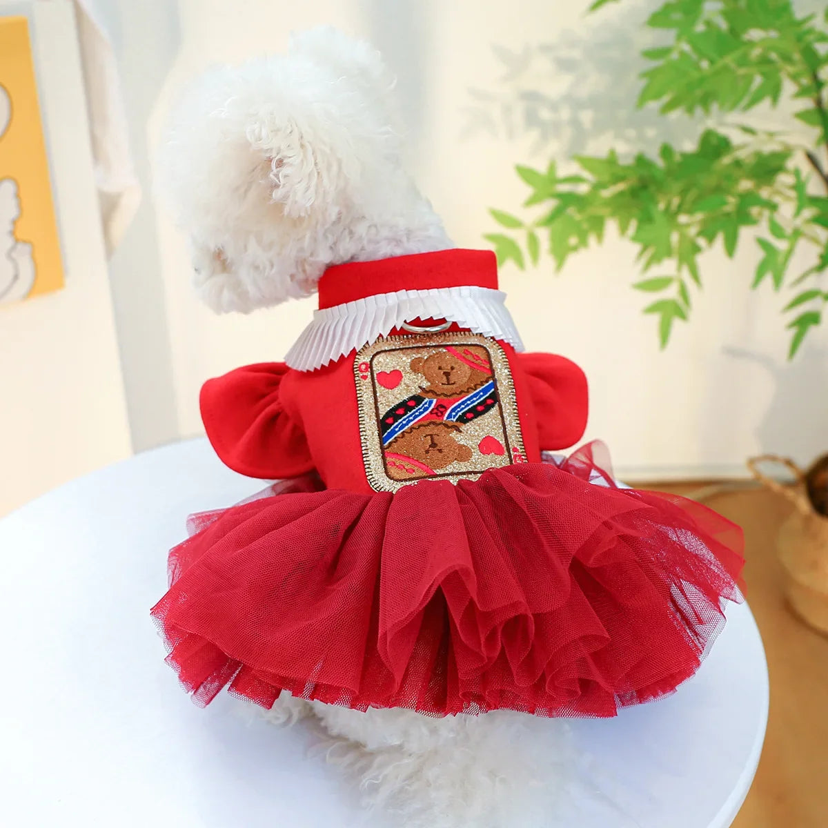 Dog Princess Dress w/Pulling Cord
