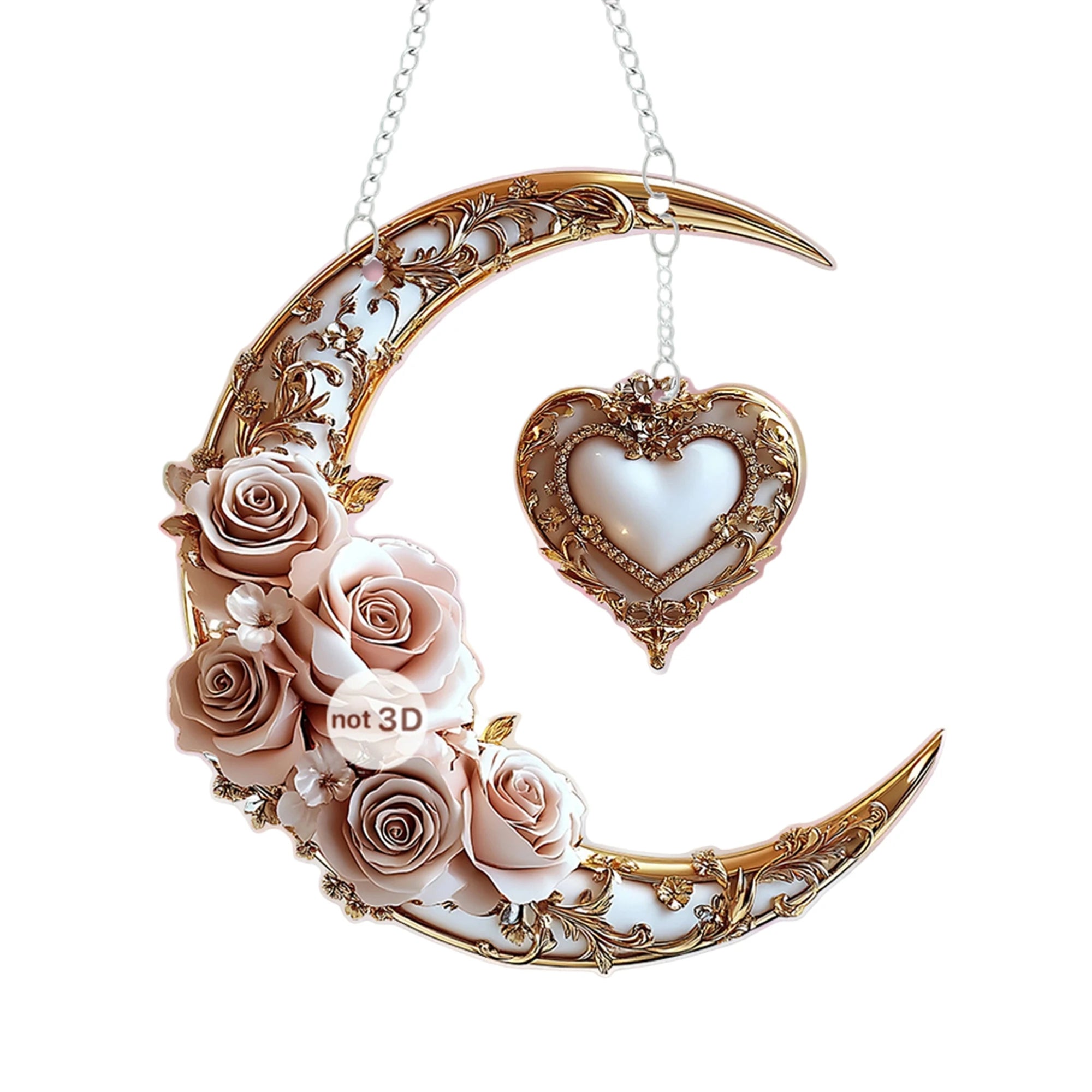 Elegant Starry Night Suncatcher