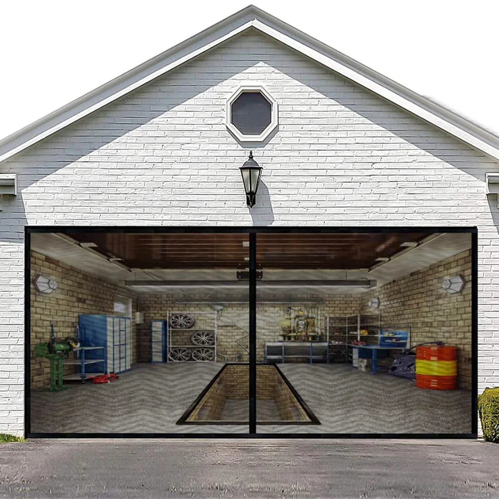 Retractable Garage Door Curtain