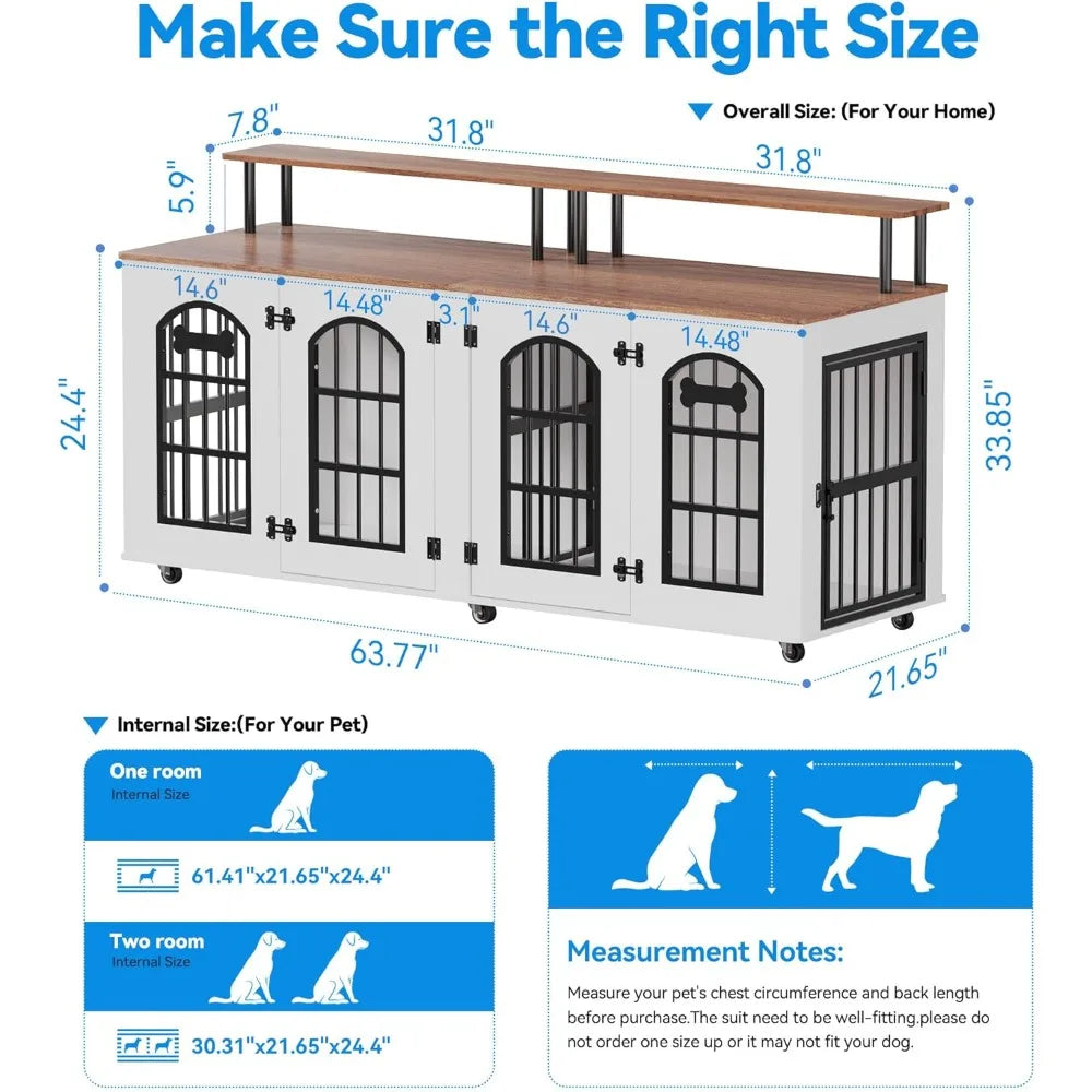 Indoor Wooden Dog Kennel