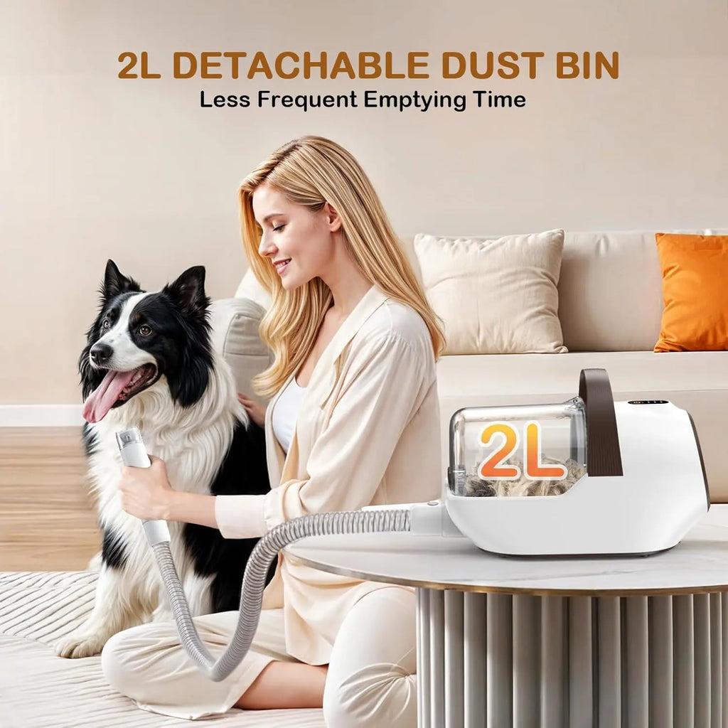 6 pc Dog Grooming Vacuum Kit