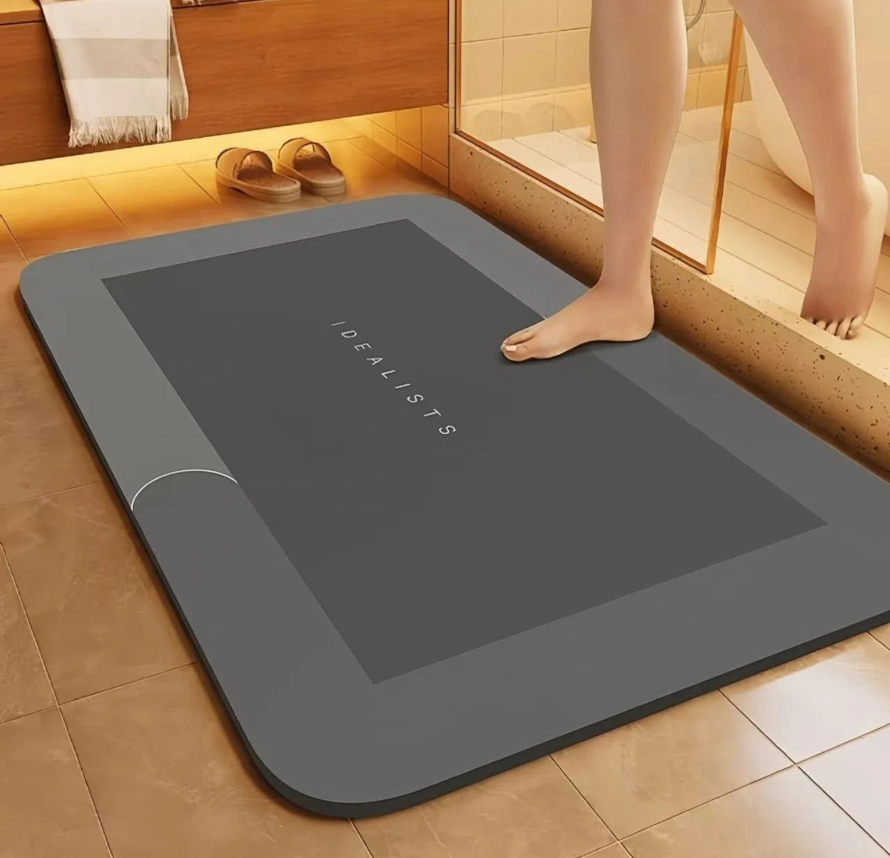 Bathroom Diatomaceous Earth Mat