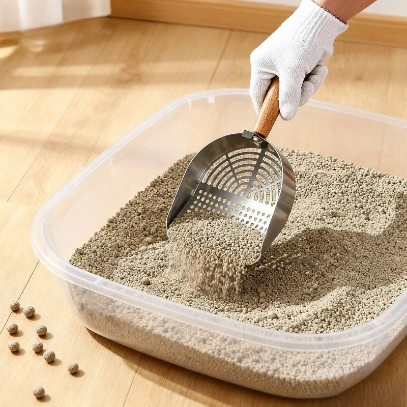 Stainless Steel Cat Litter Scoop