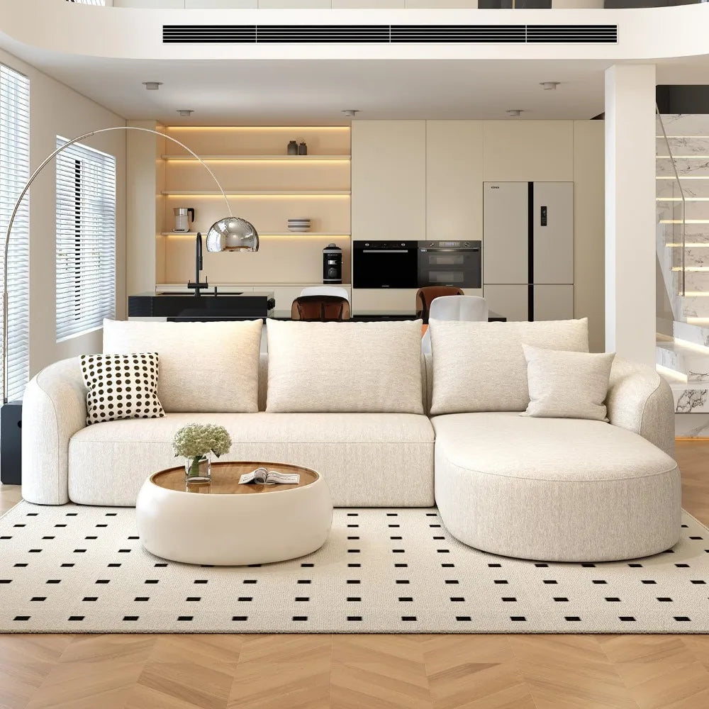 L-Shape Boneless Cloud Couch