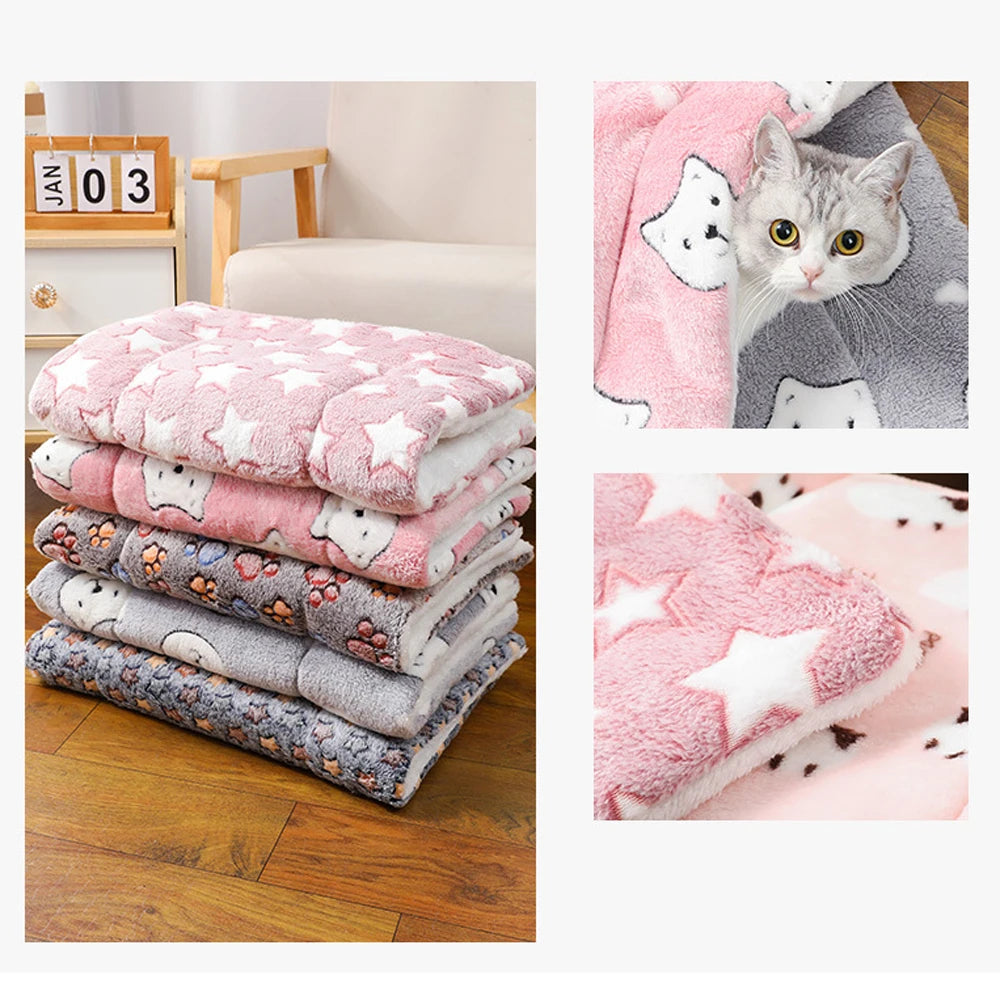 Warm Cute Dog/Cat Mat Blanket