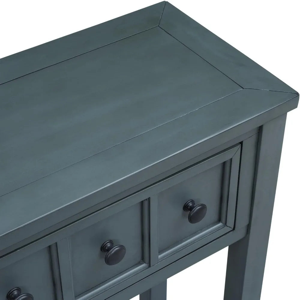 Entryway Table with Storage Drawers