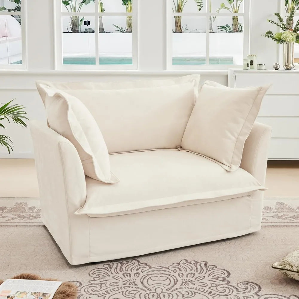 Oversized Upholstered Sofa Chair