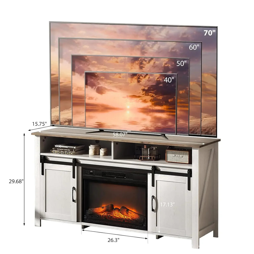 Entertainment Center w/Fireplace
