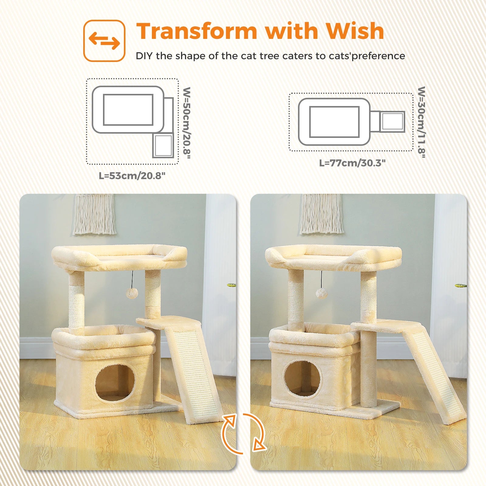 Cat Condo, Scratchers and Toys