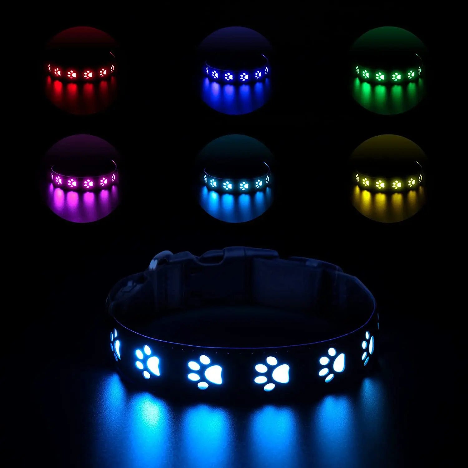 LED Dog Collar/Rainproof