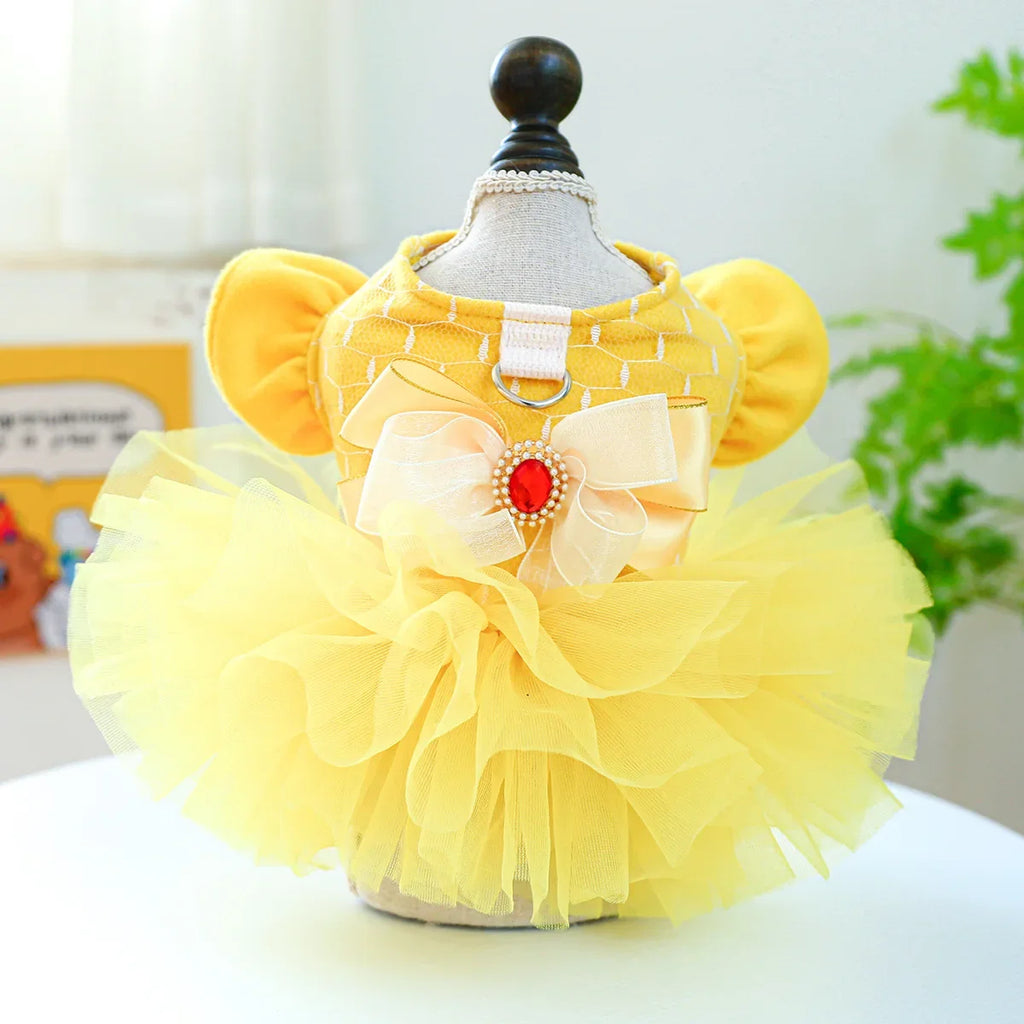 Dog Princess Dress w/Pulling Cord