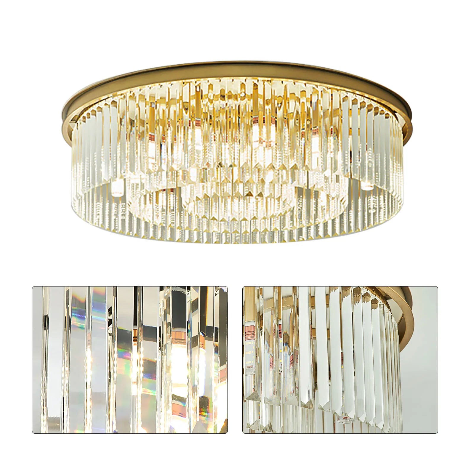 LED Chandelier Crystal Light Fixture