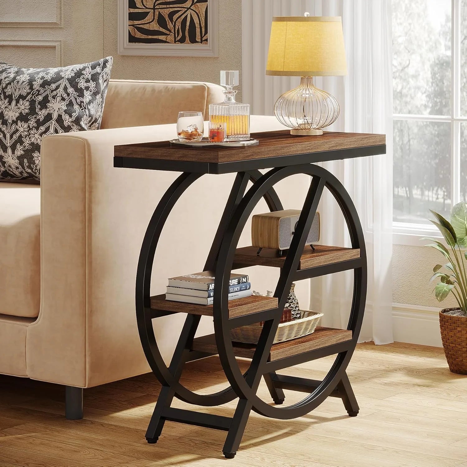 3-Tier Narrow Side Table