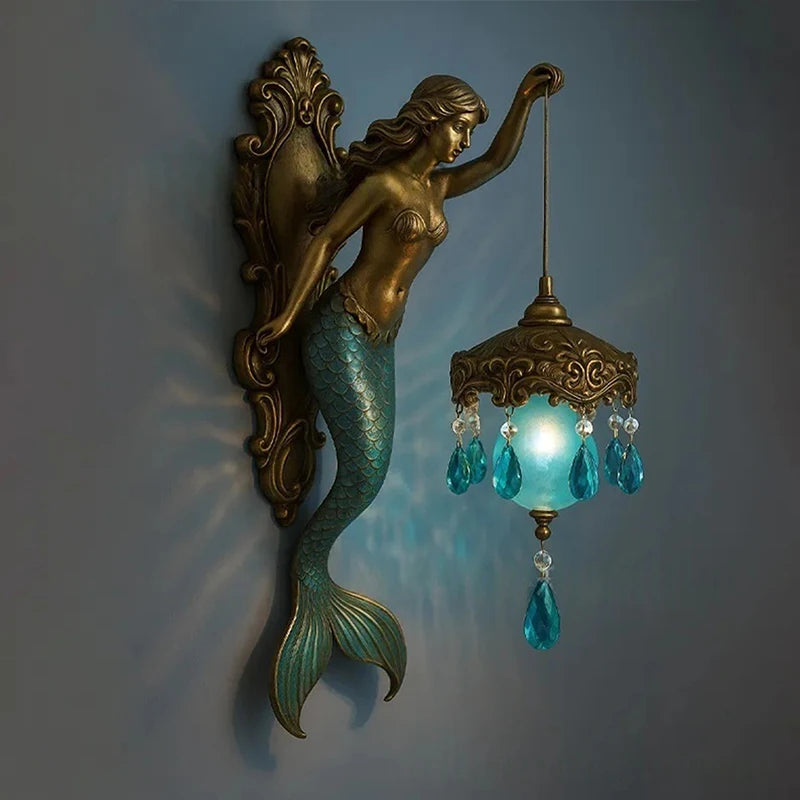 Enchanted Mermaid Wall Lamp