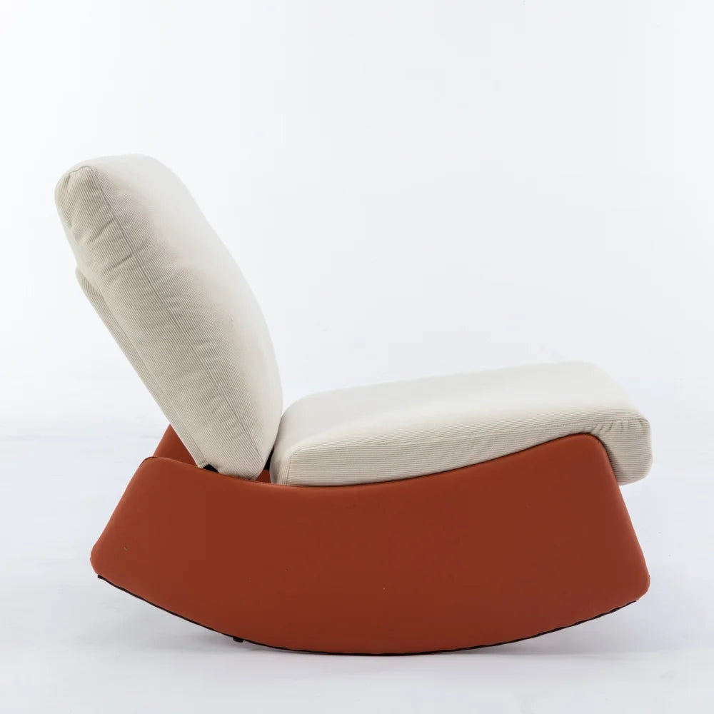 Modern Rocking Chair Recliner Footrest,