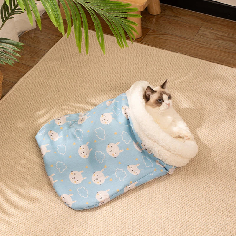 Soft and Fluffy Cat Sleeping Bag