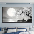 Framed canvas wall painting