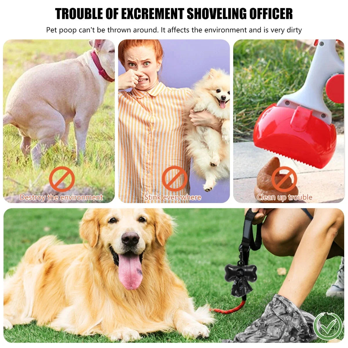2/40Rolls Pet Dog Poop Bags