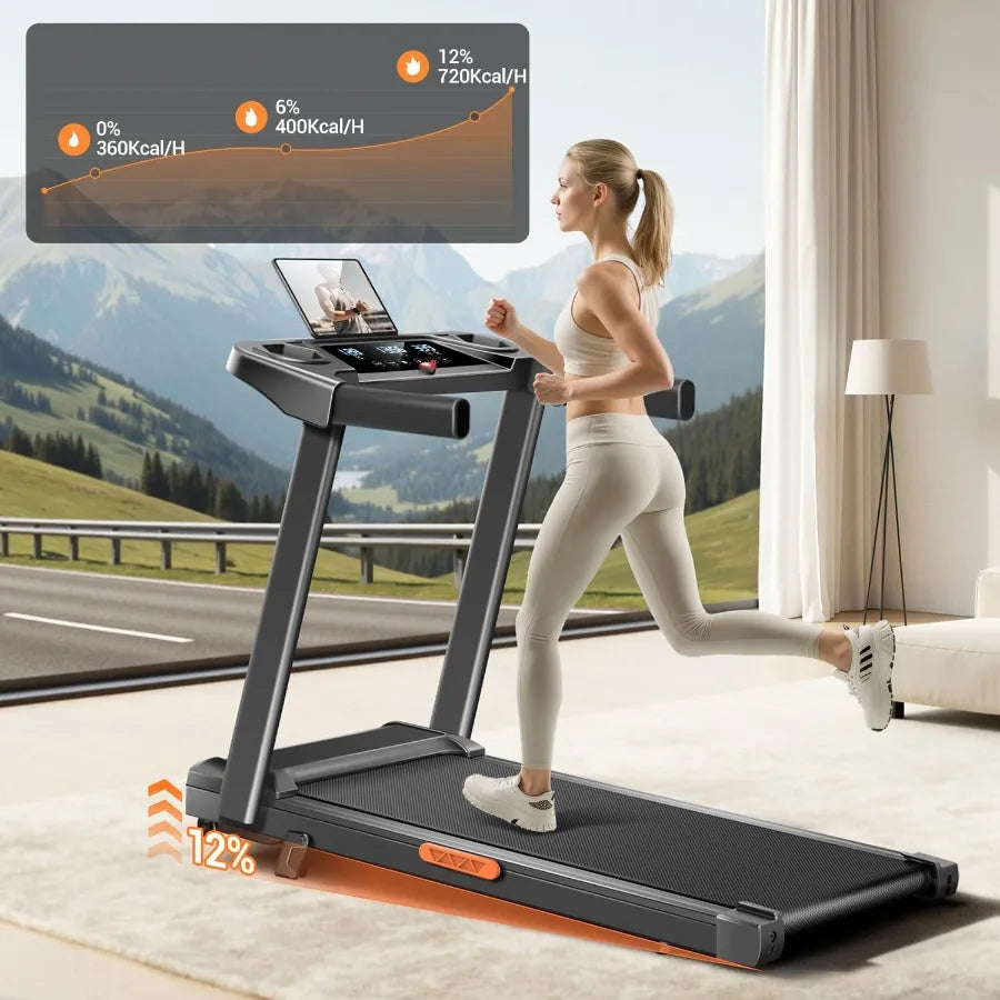 12 Incline Treadmill with Handle