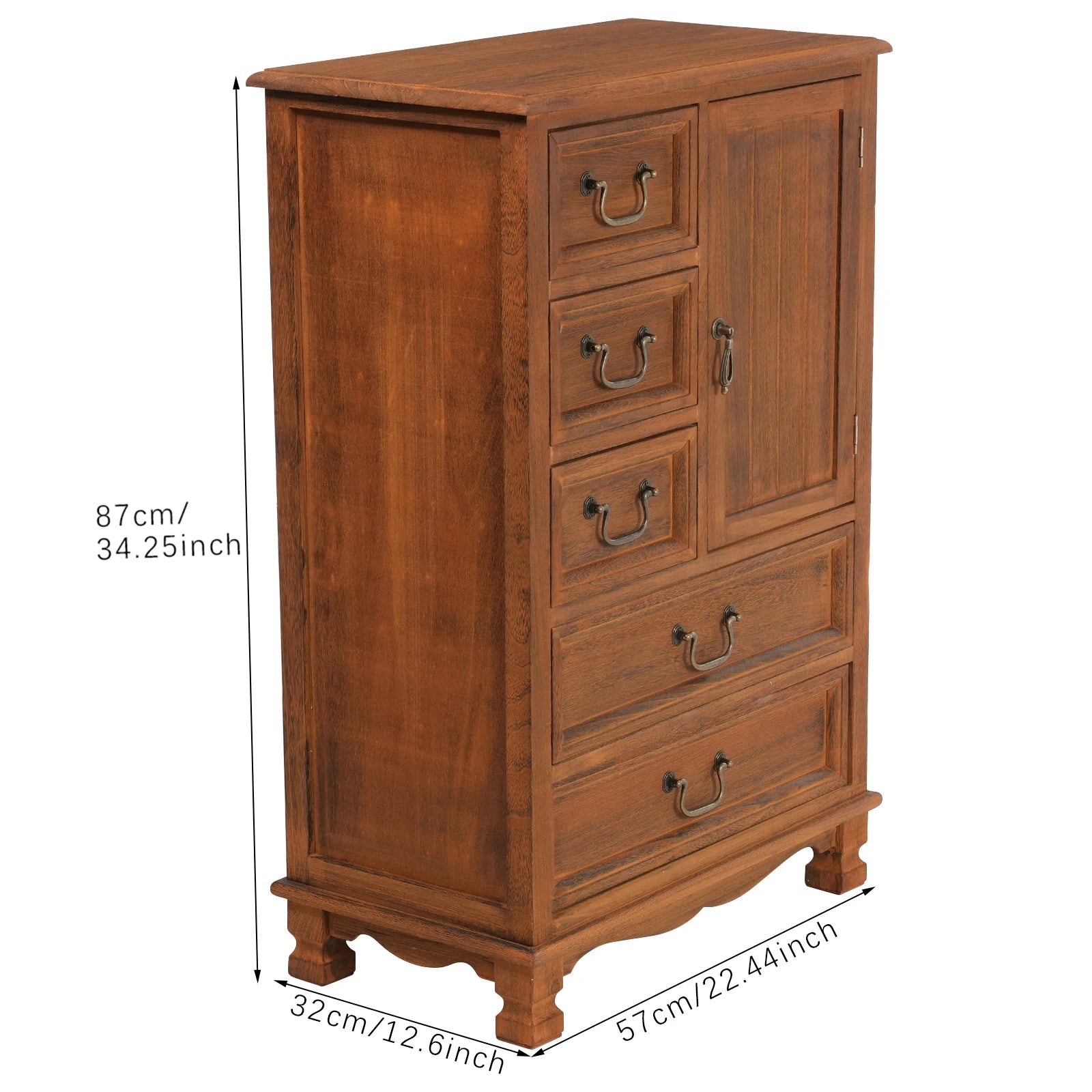 Coffee Color Wood Dresser