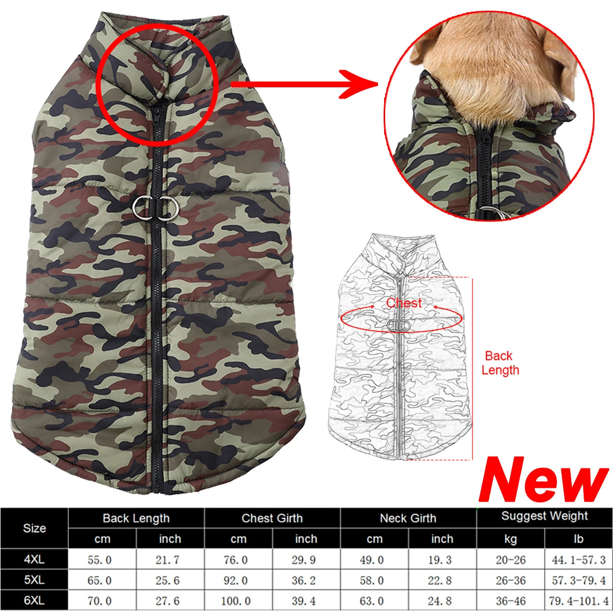 Dog/Cat Waterproof/Warm Coat